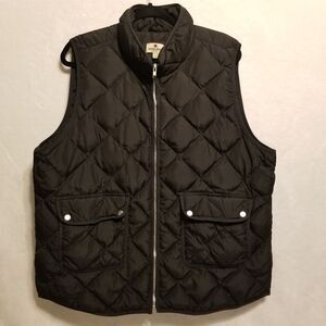 Woolrich XXL Vest Jacket Duck Down Black Full Zip Quilted Gorpcore Outdoors